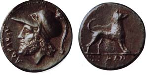Coin from Adrano